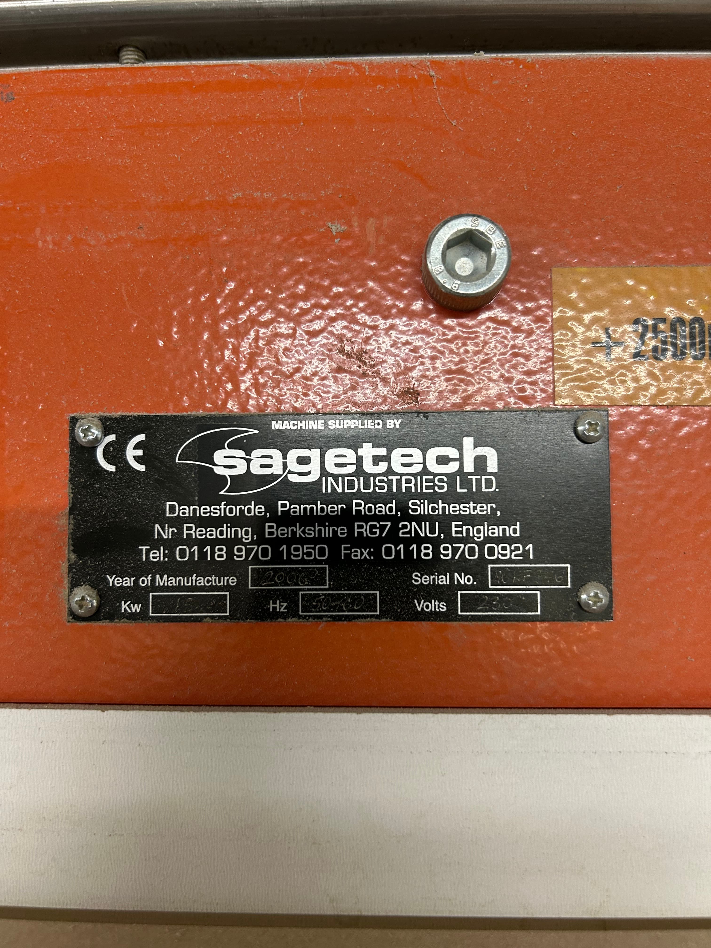 Sagetech KoolKut KK16 Vertical Panel Saw machinery photograph