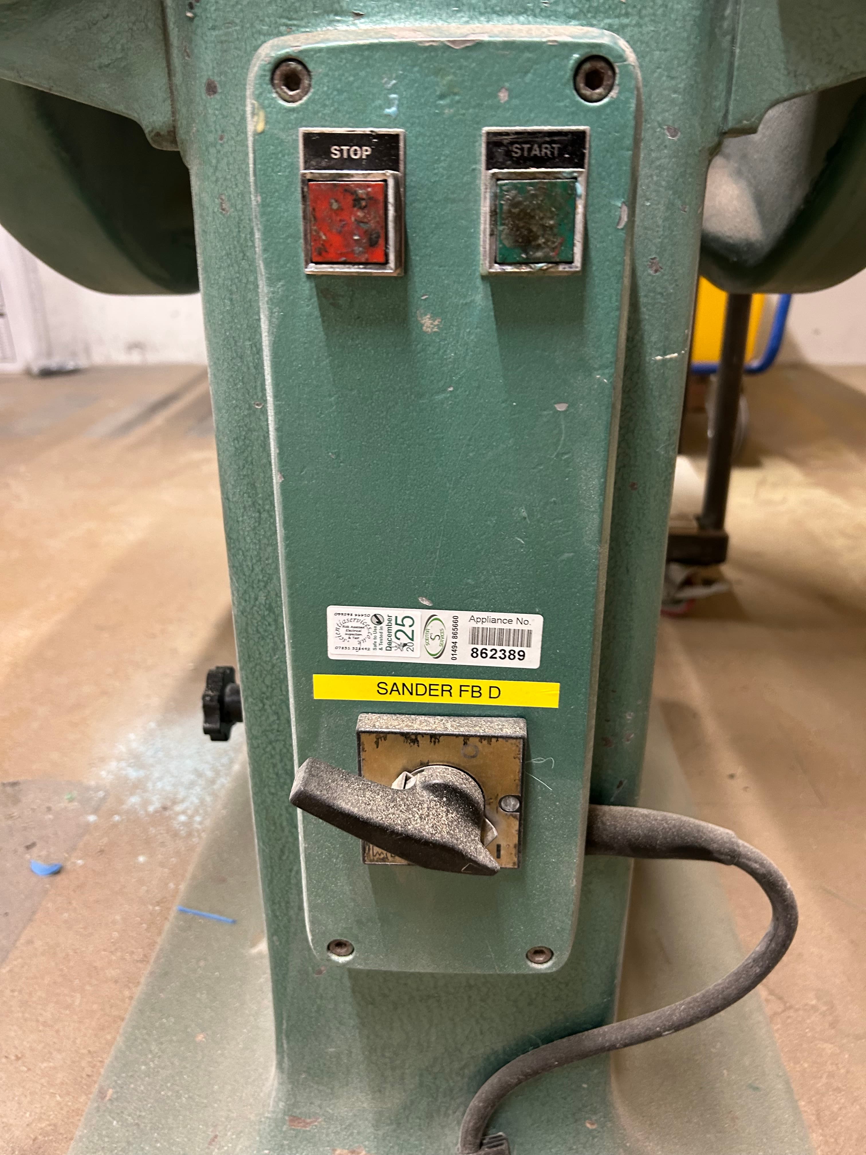 Phillipson BP Double Disc Sander machinery photograph