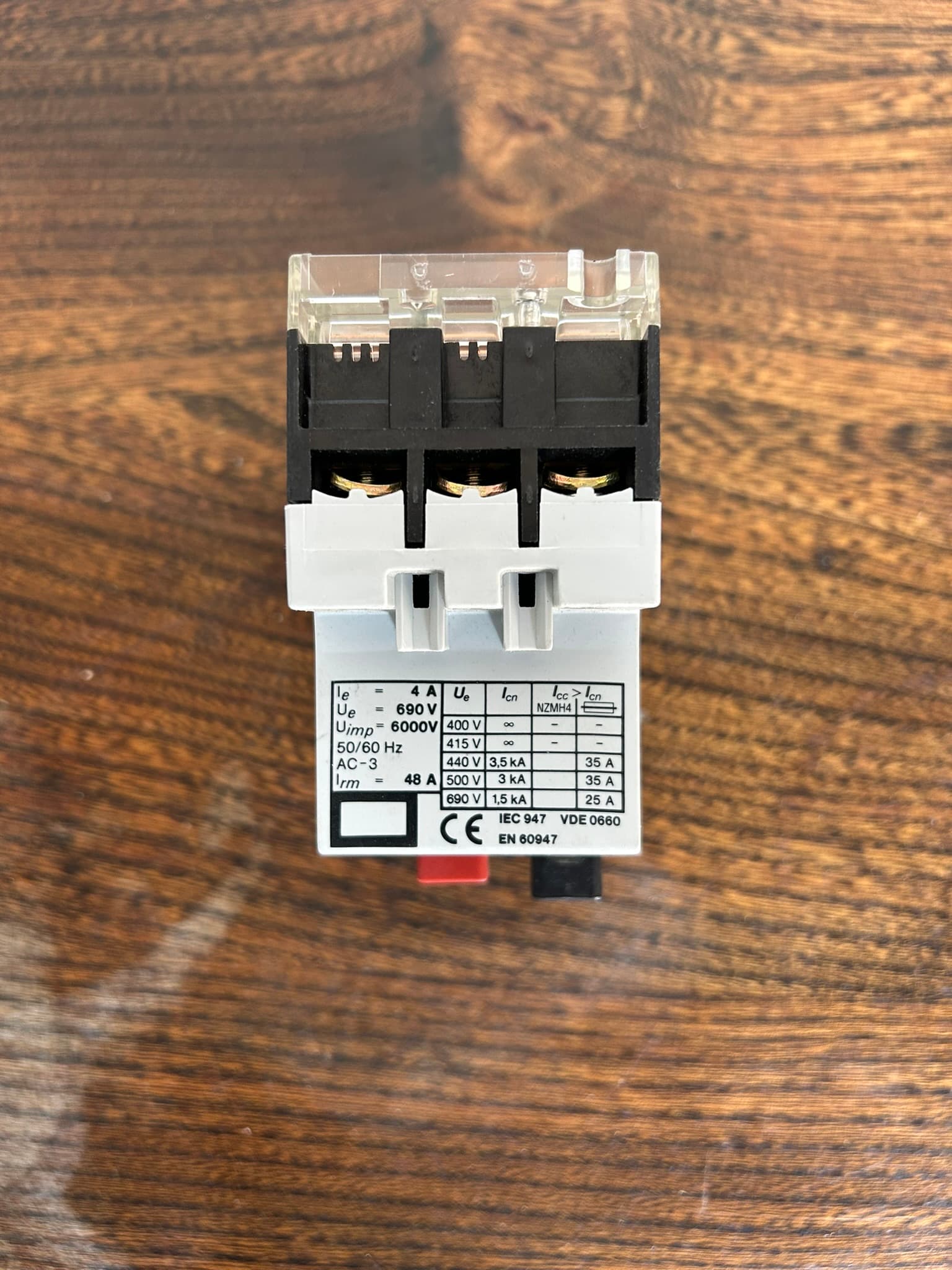 Moeller - PKZM01-4 MOTOR PROTECTIVE CIRCUIT BREAKER product photograph