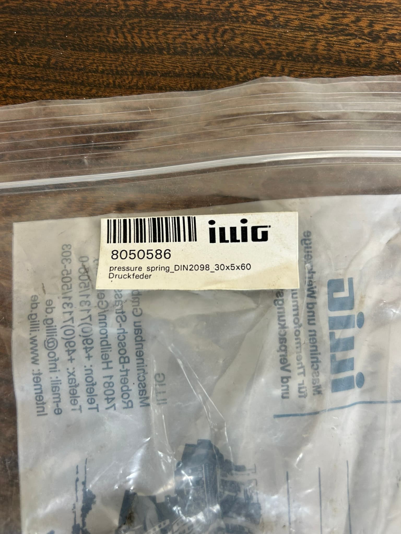 Pressure Spring DIN 2098 product photograph