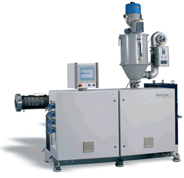 Kentya extruder with touch panel control