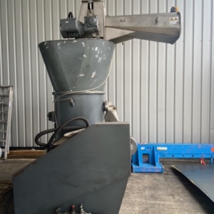 Erema KAG 605 with a reel feeder and a pelletiser attached to the machine